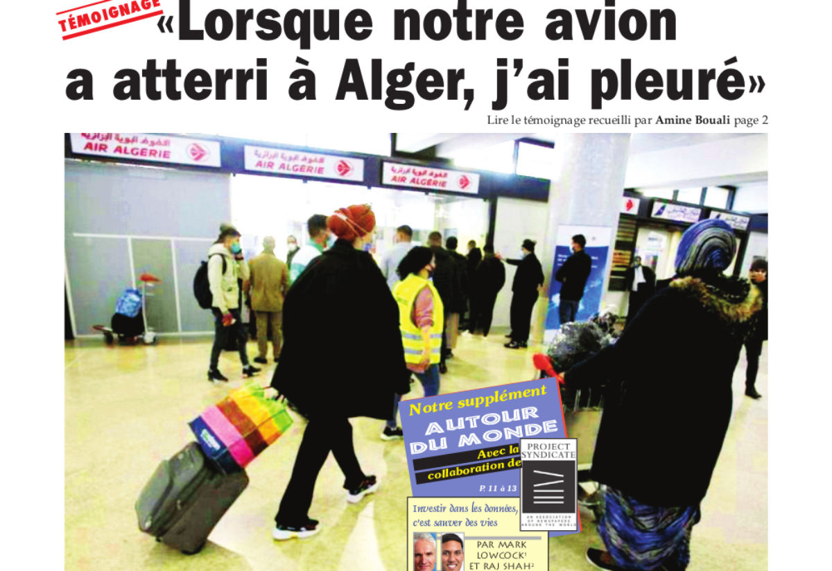 Témoignage : «Lorsque notre avion a atterri à Alger, j’ai pleuré»