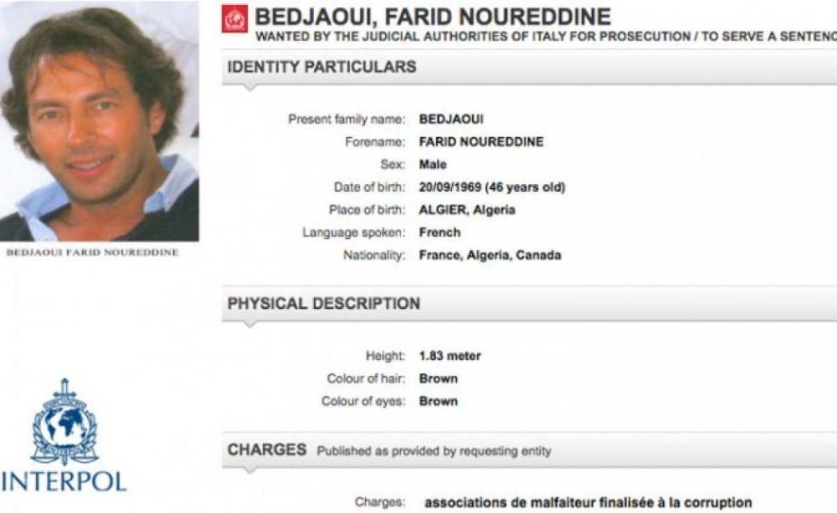 Des contacts pour extrader Farid Bedjaoui vers l’Algérie