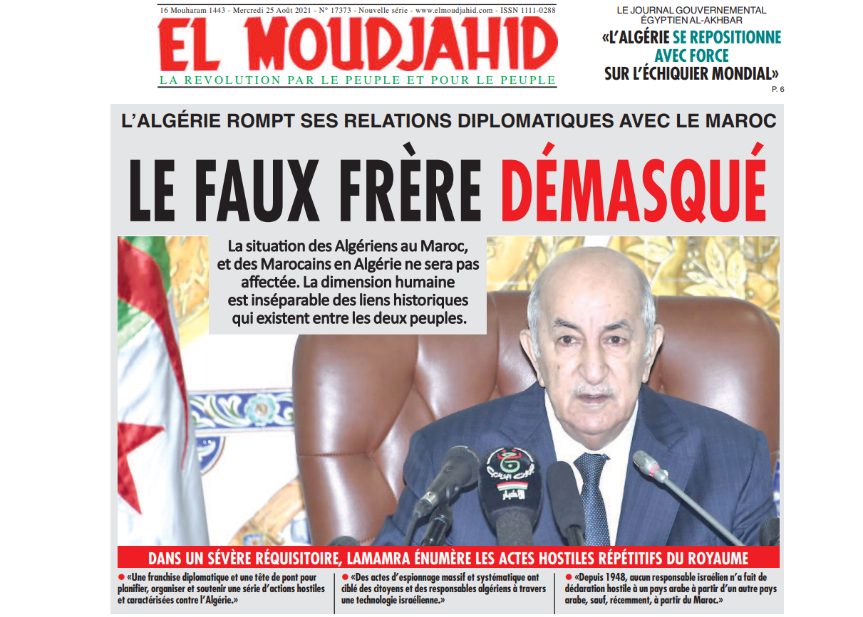 Maroc-Algérie: Fini la fausse normalité (Edito du Moudjahid)