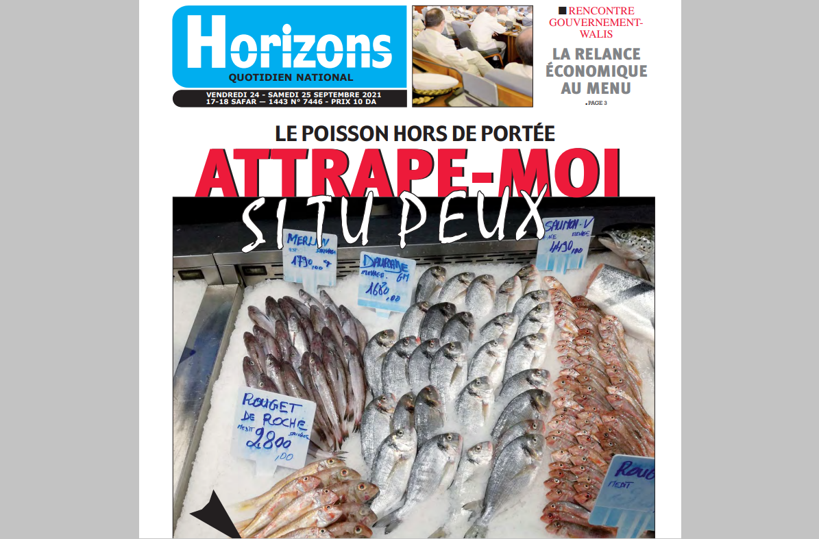 Algérie- Le poisson hors de portée : Attrape-moi si tu peux