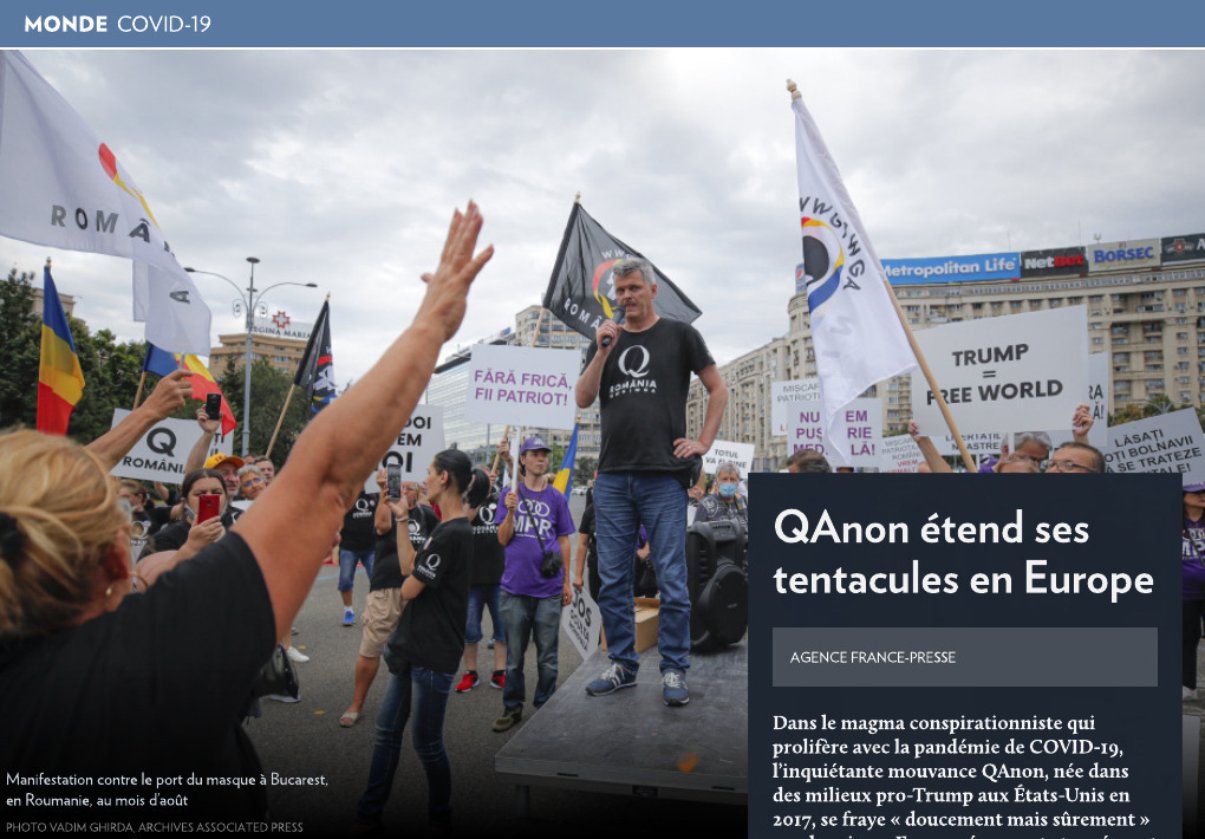 La France et le mouvement d’extrême droite QAnon