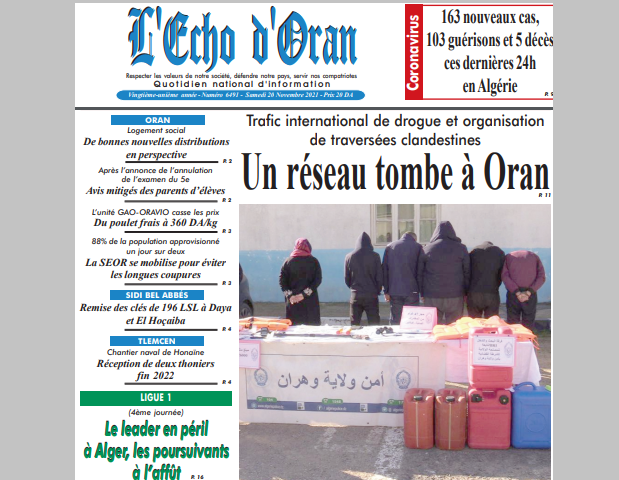 Oran : Démantèlement d’une organisation crminelle