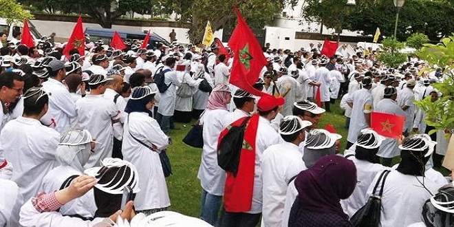 Maroc : Les blouses blanches en colère