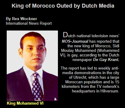 King of Morocco Outed by Dutch Media