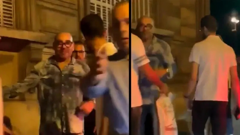 The drunken king of Morocco was caught on video in Paris