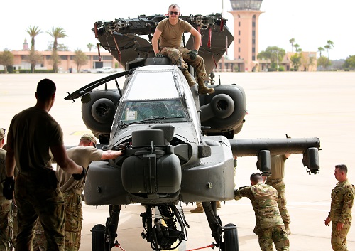 Les hélicoptères Apache de l’Utah arrivent au Maroc