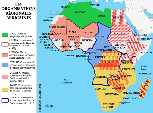 Maroc : Note sur la région d’Afrique Centrale