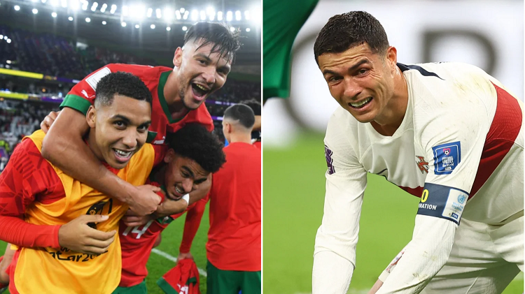 Ce que Ronaldo a fait après la victoire du Maroc contre le Portugal