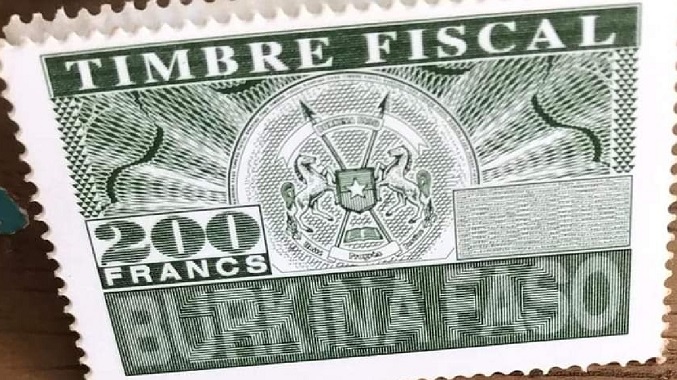 Le Burkina Faso va imprimer de nouveaux timbres fiscaux